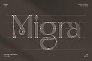 Migra - Elegant Display Luxury Font, a Sans Serif Font by Sensatype (Thumbnail 11 of 14)