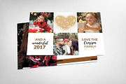 Merry Christmas Card Template, a Card Template by graphicforest (Thumbnail 1 of 3)