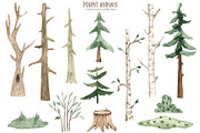 Forest animals watercolor, an Animal Illustration by Marina Ermakova (Thumbnail 4 of 13)