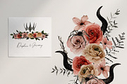 Watercolor clipart - Halloween Queen, an Illustration by Beigetime (Thumbnail 5 of 13)