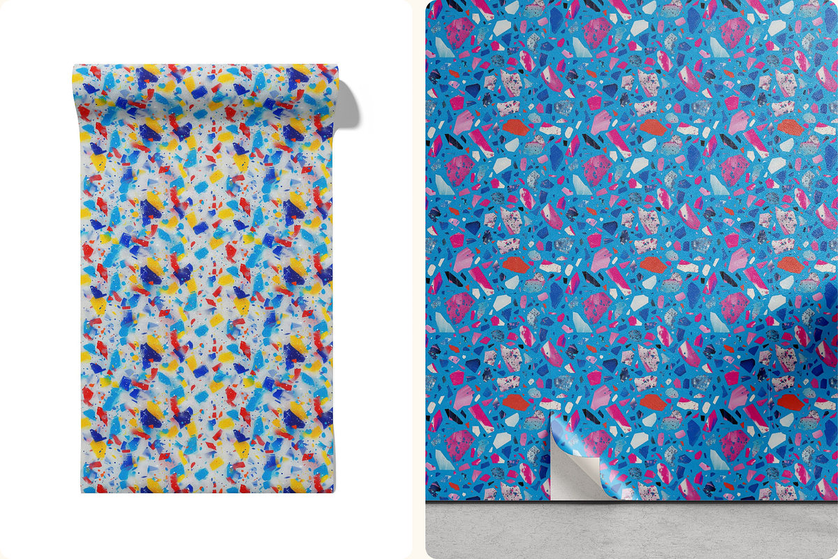 Gelato Terrazzo Patterns, a Pattern Graphic by Ninterints (Photo 8 of 10)