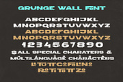Grunge Wall Wide, a Sans Serif Font by Deeezy (Thumbnail 5 of 5)