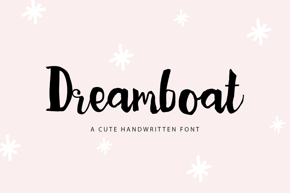 Dreamboat handwritten font