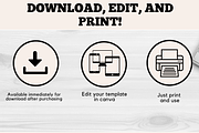 Editable Concert Ticket Template, an Invitation Template by YasdeyDesigns (Thumbnail 4 of 9)