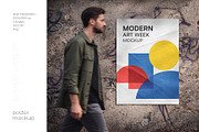 Urban Glued Poster Mockup Set, an Advertising Mockup by Country4k (Thumbnail 1 of 6)