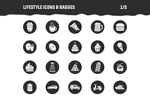 100 Handmade Lifestyle Icons