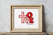 Valentine Love Like Jesus PNG, an Illustration by Creative Art (Thumbnail 4 of 6)