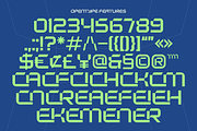 Nexora Futuristic Display Typeface, a Sans Serif Font by Namela Studio (Thumbnail 8 of 8)