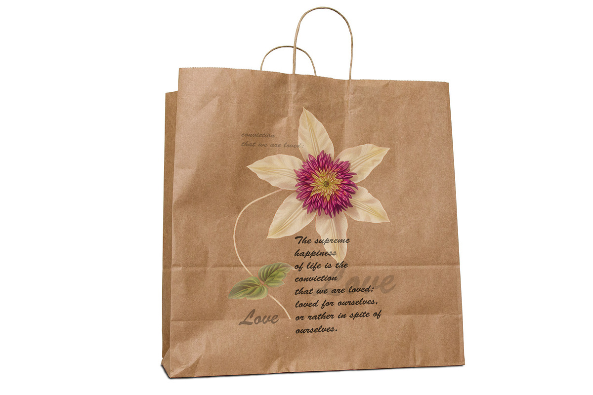 Transfer to Fabric - Love and Flower, a Print Template by Kseniya-Omega (Photo 3 of 3)