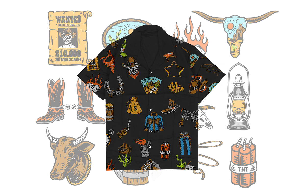 THE WESTERN BANDIT COWBOY SERIES, an Illustration by Ramoniskull (Photo 6 of 8)
