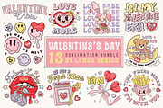 Valentine's Day PNG Sublimation, a Seasonal Illustration by LemonDesign (Thumbnail 1 of 10)