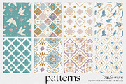 Birds singing. Moroccan collection, a Pattern Graphic by annartdreams (Thumbnail 3 of 8)