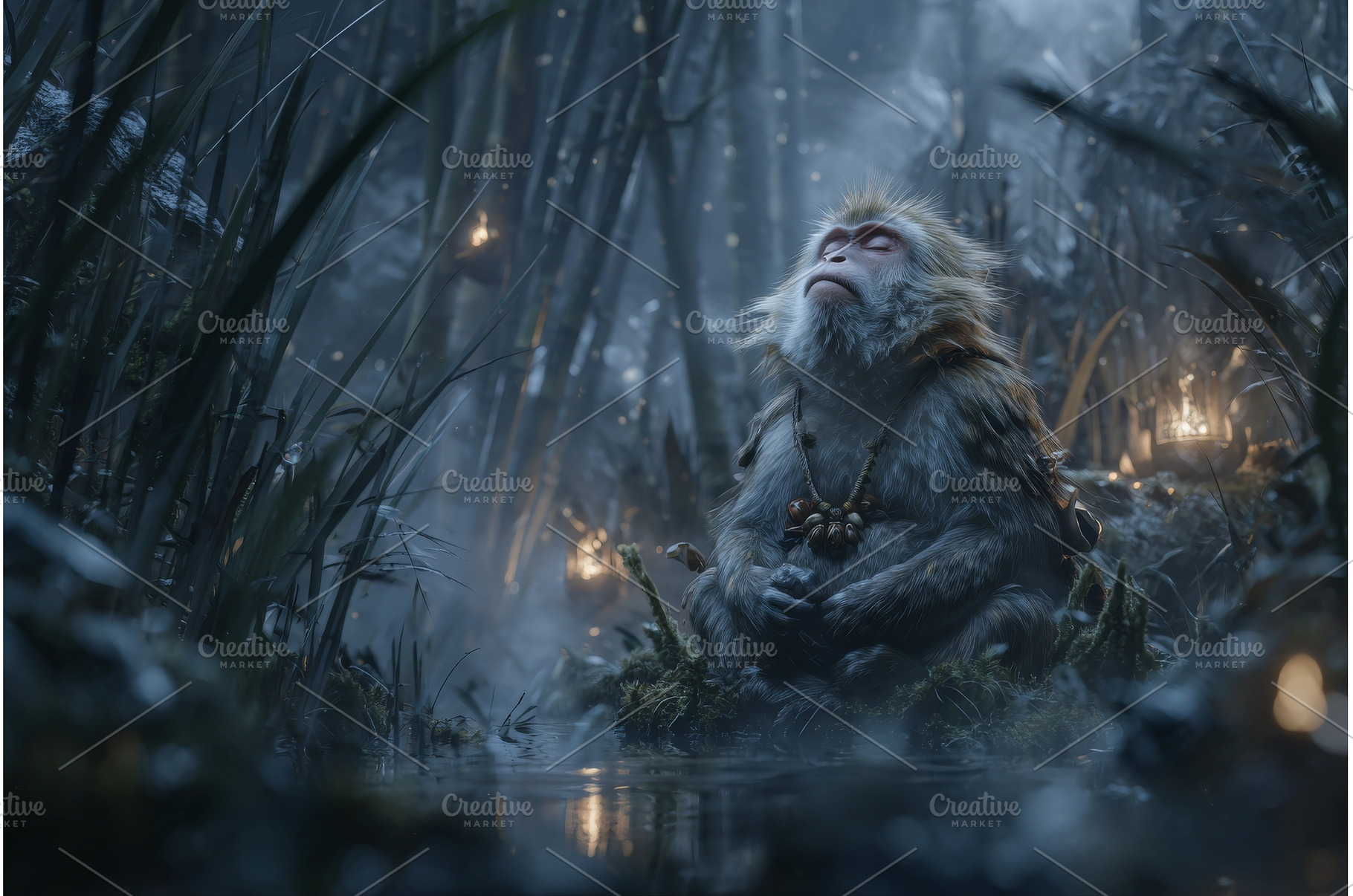 Among the dense foliage in the, an Animal Photo by ZinetroN