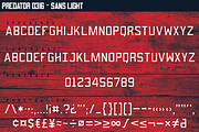 Predator 0316 - Full Family, a Sans Serif Font by Eargle Design, LLC (Thumbnail 5 of 20)