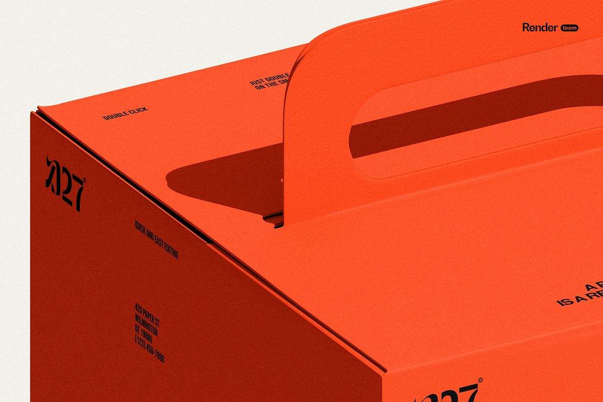 Paper Box Mockup Set, a Packaging Mockup by Renderteam (Photo 7 of 11)