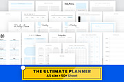 A5 Ultimate Planner Sheet, a Stationery Template by Amit Debnath (Thumbnail 1 of 6)