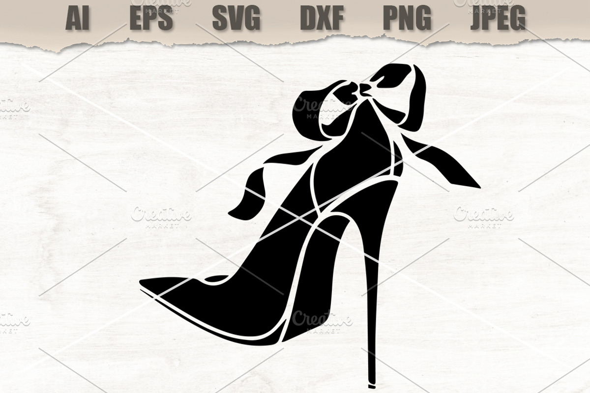 Stencil Stiletto Heels, a Decorative Illustration by MARYCRAFTIRIA (Photo 1 of 3)