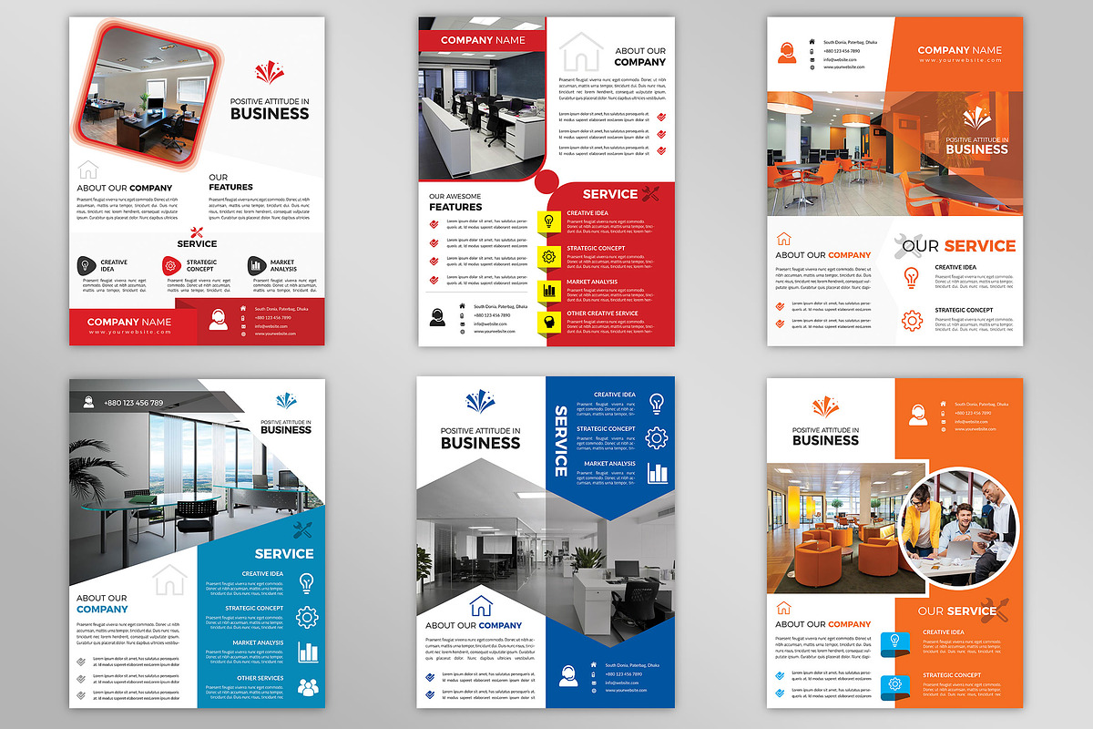 Corporate Business Flyers Bundle, a Flyer Template by Imagine Design Studio (Photo 15 of 34)