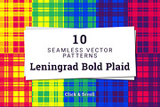 10 Patterns - Leningrad Bold Plaid, a Pattern Graphic by Anne Elster Design (Thumbnail 1 of 3)