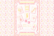 Mahjong Set PNG Watercolor DIY, a Graphic by LABFcreations (Thumbnail 1 of 4)