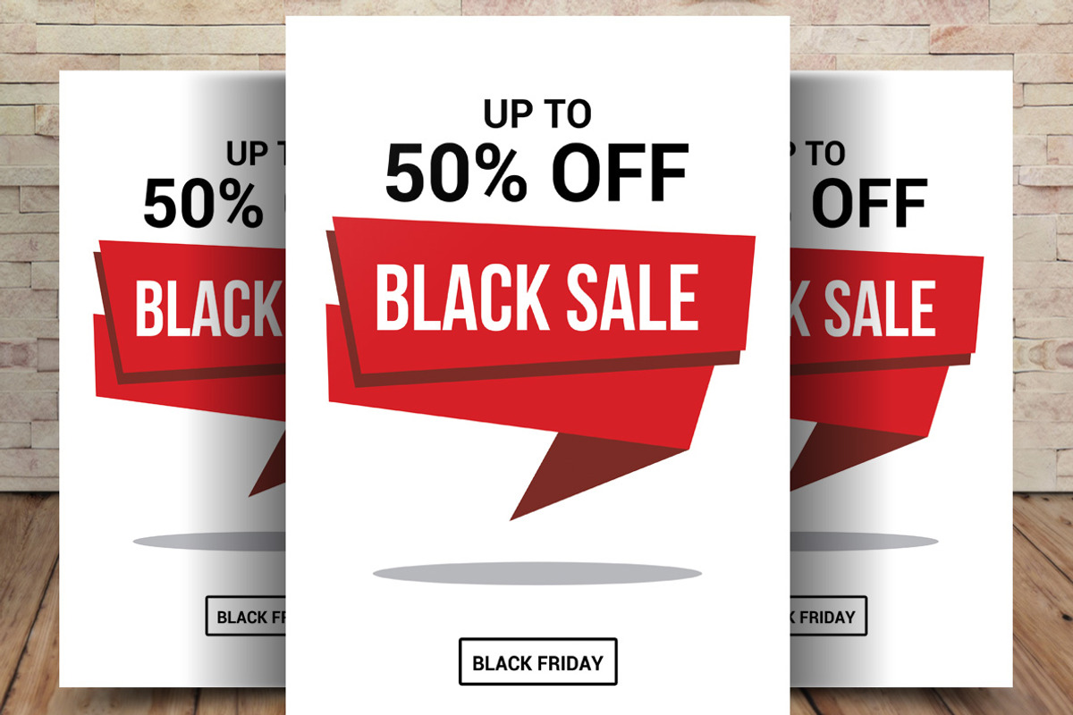 Black Friday Sale Flyer, a Flyer Template by graphicforest (Photo 1 of 4)