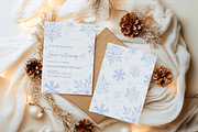 Double Christmas Card Mockup, a Product Mockup by TatiMockup (Thumbnail 3 of 4)