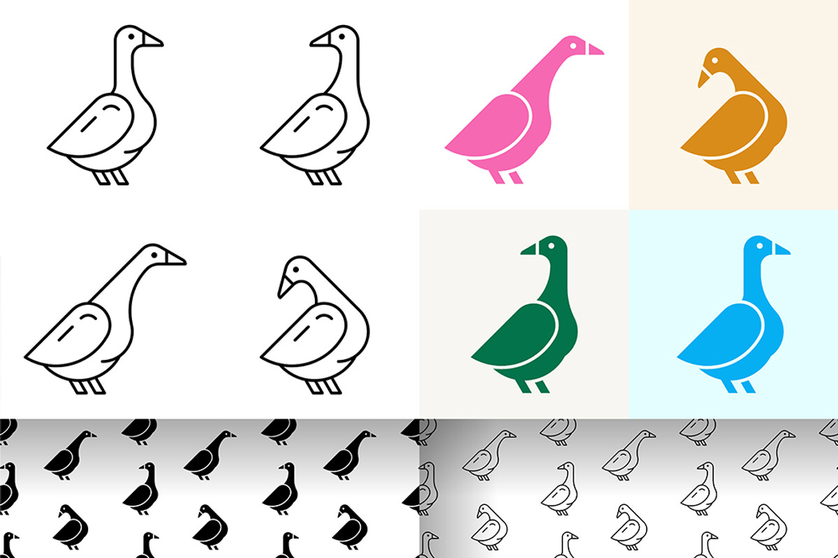 Goose Logo, a Graphic by NataliiaVolyk (Photo 1 of 6)