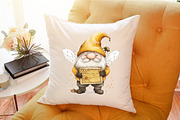 Watercolor Honey Bee Gnome Clipart, an Illustration by Sublimation Artist (Thumbnail 6 of 6)