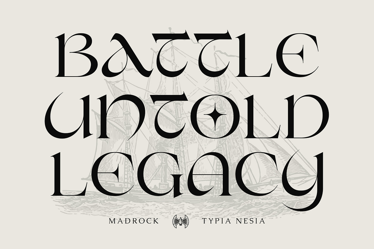 Madrock - Elegance Fantasy Serif, a Serif Font by Typia Nesia (Photo 5 of 12)