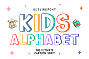 Simple Book - Playful Display Font, a Handwritten Font by KiddoGlyphs Studio (Thumbnail 2 of 3)