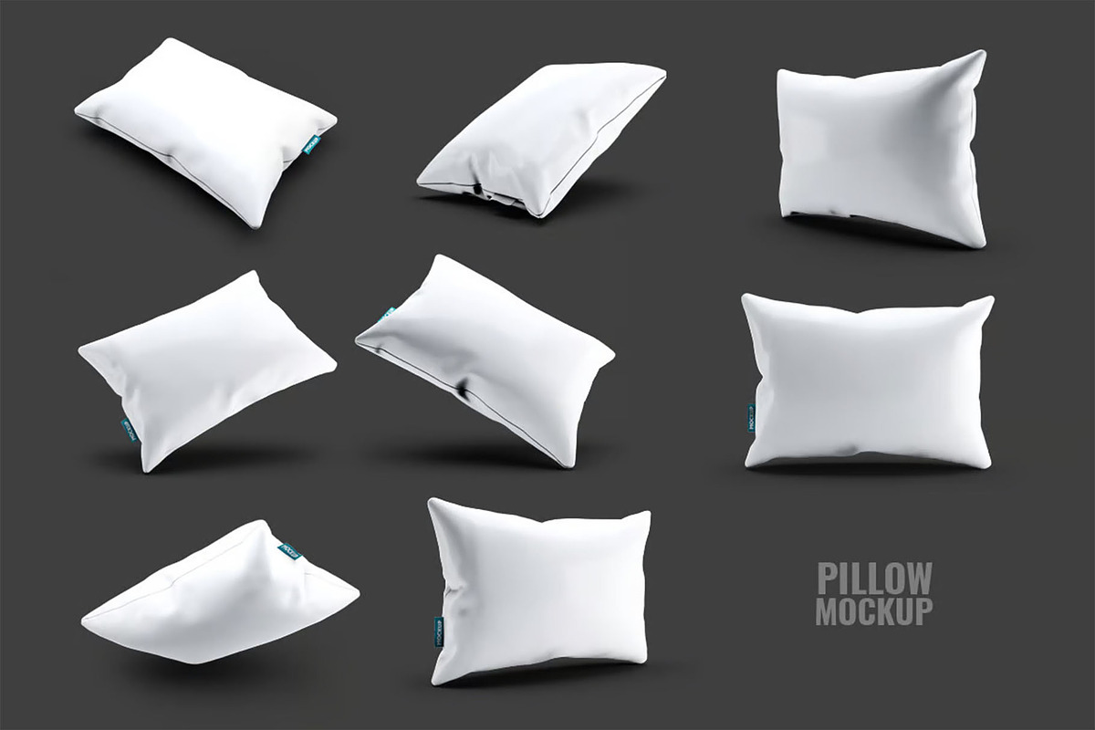 Fabric Pillow Mock-Up, a Product Mockup by Se٧enStudio (Photo 7 of 7)