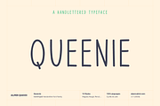 Queenie Handwritten Typeface, a Script Font by alpercakici (Thumbnail 1 of 12)