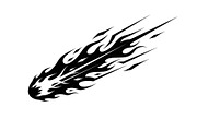 Fire Meteor Comet Silhouette Bundle, an Illustration by Designs_River (Thumbnail 51 of 51)