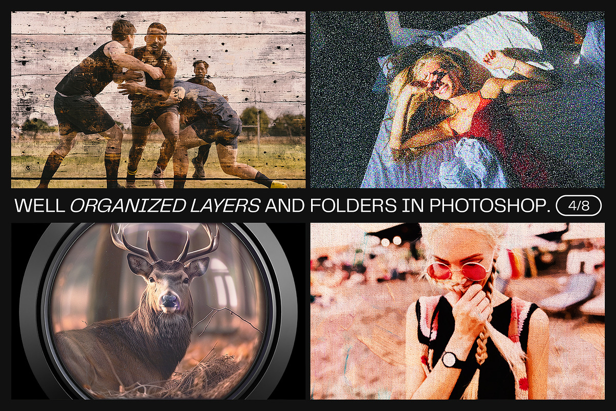 12 Photo Effect Templates, a Layer Style Add-On by iDoodle Studio (Photo 4 of 6)
