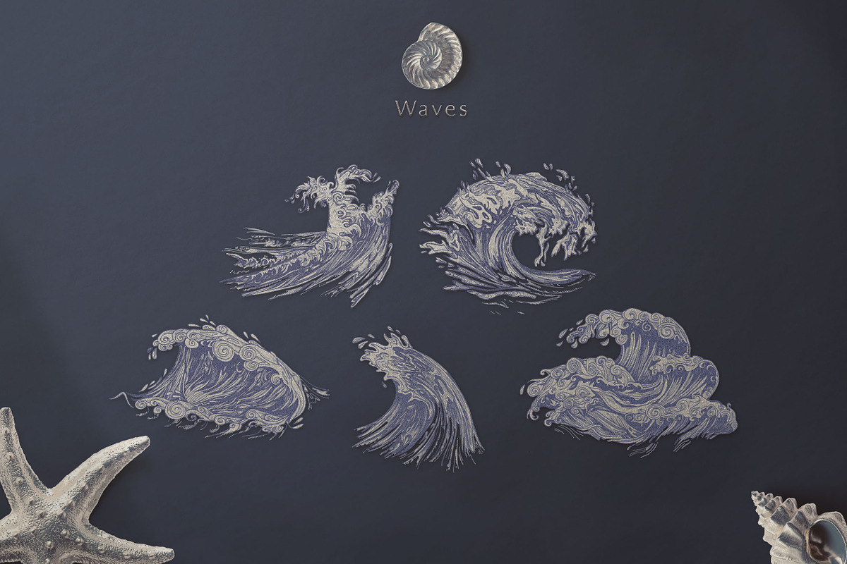 Silver Breeze Collection, a Decorative Illustration by Michael Rayback Design (Photo 5 of 10)