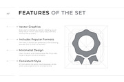 Set glyph icons of coffee cup, a Solid Icon by motorama (Thumbnail 2 of 2)