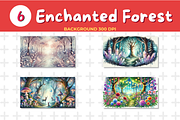 Watercolor Enchanted Forest Backgrou, a Background Graphic by John_Walker (Thumbnail 2 of 3)