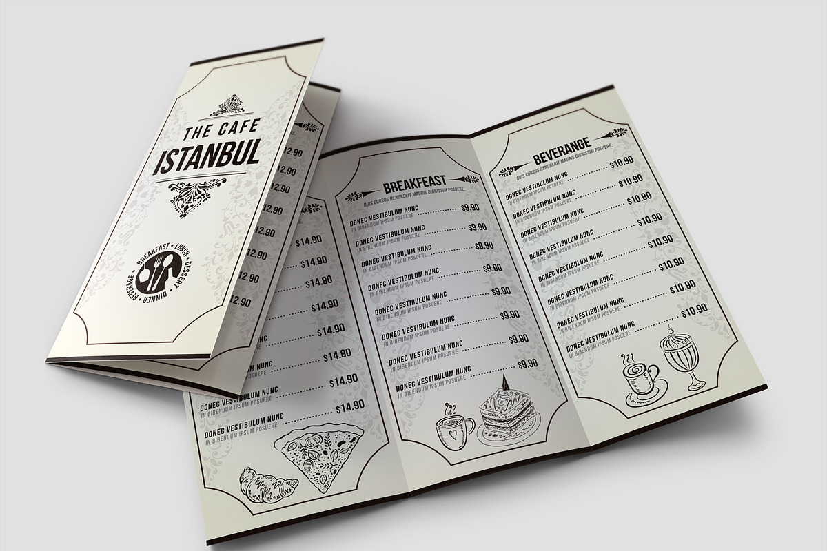 Cafe Menu Pack 01, a Brochure Template by fatihakdemir (Photo 1 of 5)