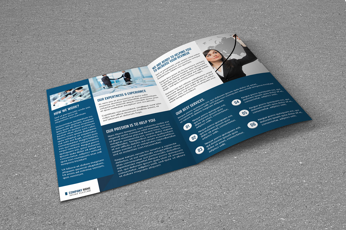 Bifold Business Brochure, a Brochure Template by SmmrDesign (Photo 3 of 4)