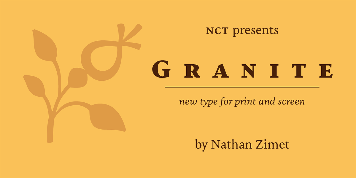NCT Granite, a Serif Font by NCT (Photo 1 of 10)