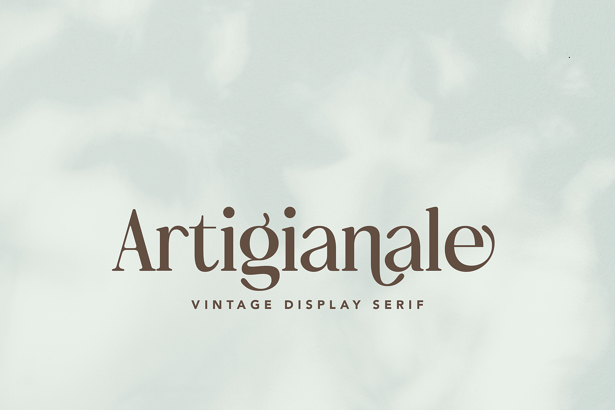 Artigianale Serif, a Serif Font by Creative Foundry (Photo 1 of 8)