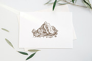 Mountain and Tree Illustrations, an Illustration by Chewie Co (Thumbnail 8 of 10)
