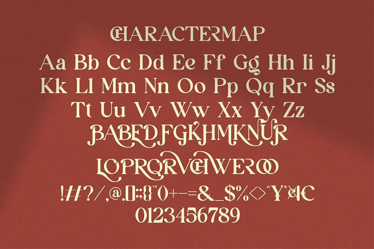 Brocho || Vintage Retro Serif Font, a Serif Font by Idea Studio (Photo 10 of 10)