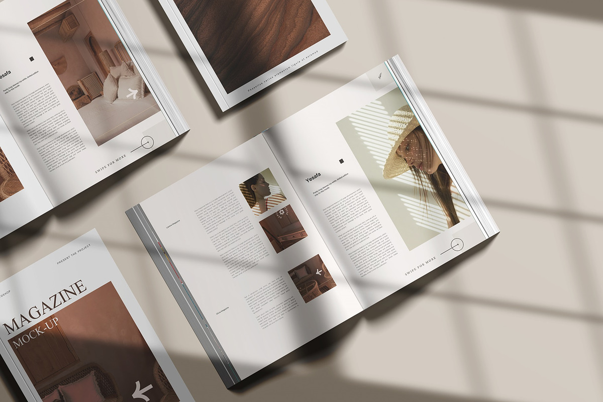 Magazine Mockups, a Books & Magazine Mockup by Sweetdady (Photo 6 of 12)