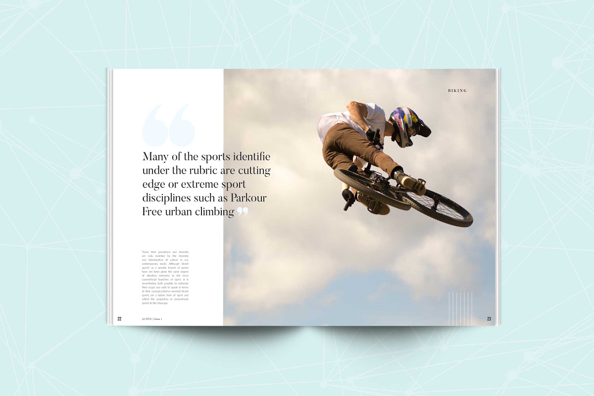 ALIVE Sports Magazine Template, a Magazine Template by Wolfgang Design (Photo 9 of 11)