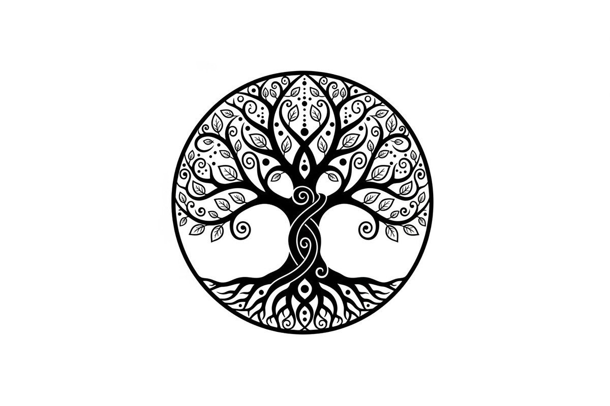 Sacred Tree of Life Vector Bundle, an Illustration by Designs_River (Photo 27 of 51)