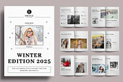Winter Magazine Template, a Magazine Template by ContestDesign (Thumbnail 1 of 3)