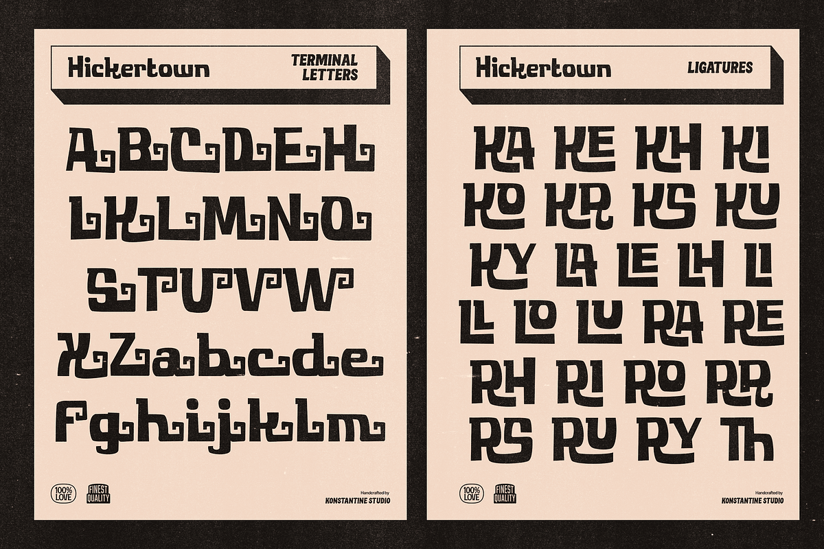 Hickertown - Retro Comical Fonts, a Sans Serif Font by Konstantine Studio (Photo 11 of 11)
