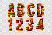 Burger Font, a Sans Serif Font by Handmadefont (Thumbnail 11 of 11)