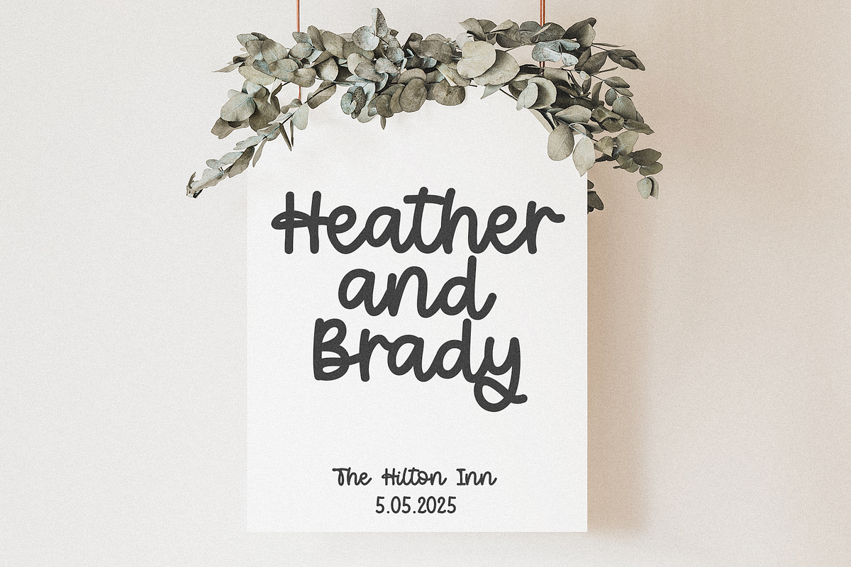 Jade Skies | Cute Script Font, a Script Font by KA Designs (Photo 10 of 11)